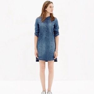 EUC Madewell Denim Downshift Shirt Dress